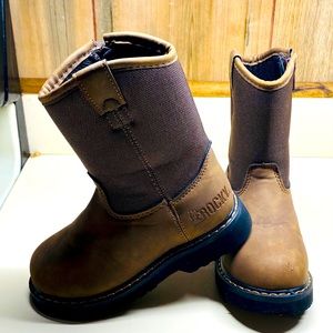Toddler boy’s Rocky Mountain brown boots (size 9)